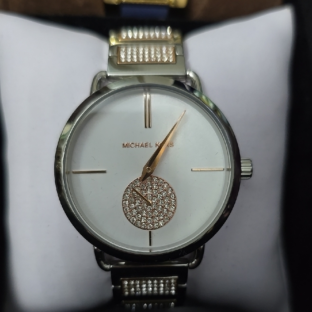 Michael Kors Silver and Gold Women's Watch